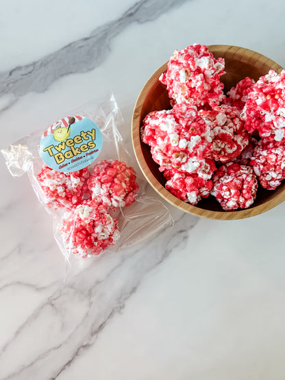 3-Pk Cinnamon Candy Popcorn Balls